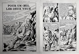 Juan José Ubeda Fuentes - Pour un oeil les deux yeux p 1 et 2 - Planche originale