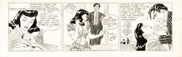 Alex Raymond - Rip Kirby Daily 8/30/46 by Alex Raymond Pagan Lee and the Mangler - Planche originale