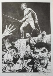 Fabrizio Russo - Zombie - Planche originale