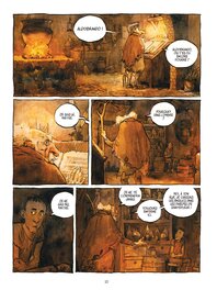 Planche publiée, version couleur Planche publiée, version couleur