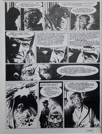 Planche originale - Diptyque 45 - L'empereur de Macao - Bob Morane - Avant dernière Séance