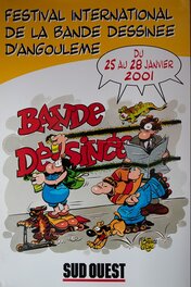 Affiche cestac Angoulème 2001 sud ouest Affiche cestac Angoulème 2001 sud ouest