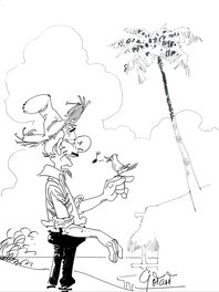 Christian Godard - Norbert & Kari, dessin original - Original Illustration