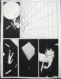 Moebius - Le Monde d'Edena: "Les Jardins d'Edena" Page 45 - Planche originale