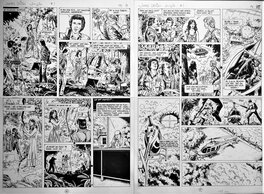 Claus D. Scholz - James Leigh - jungle pl 16 & 17 - Planche originale