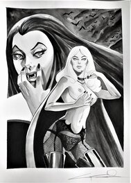 Guiseppe Candita - Zora la vampire - Original Illustration