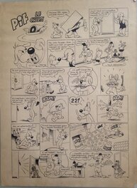 Roger Mas - Pif le chien (Vaillant 1954) - Planche originale