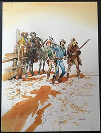 Matthieu Bonhomme - Illustration Lucky Luke - Original Illustration