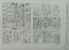 Andi Watson - The Book Tour - p18-19 - "Mr Fretwell" - Planche originale