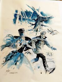 René Follet - Hommage à Will - Illustration originale