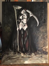 Lee Puppeteer - Puppeteer Lee - LadyDeath - Original art