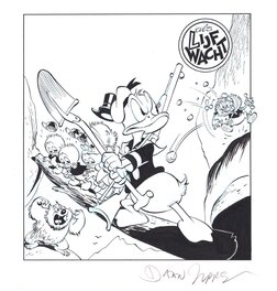 Daan Jippes - Daan Jippes | 2002 | Donald Duck als lijfwacht - Original Cover