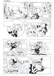 Daan Jippes - Daan Jipes | 2007 | Donald Duck Survival camping - Planche originale