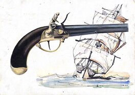 Suso Peña - Pirates - Illustration originale