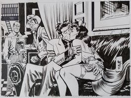 Jordi Bernet - TORPEDO  1936 recreation. - Illustration originale