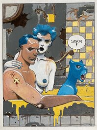 Enki Bilal - Savon ! - Illustration originale