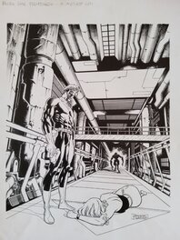 NATHAN  NEVER # 101 "PAURA DAL PROFONDO" ORIGINAL COVER.