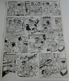 Planche originale - Robert et Bertrand -  De nabjar van Poenjab - T3