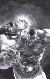 Leinil Francis Yu - Indestructible HULK - Planche originale