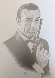 Philippe Loirat - James Bond - Illustration originale