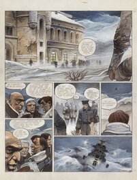 Enki Bilal - Bilal- Partie de Chasse - Planche originale