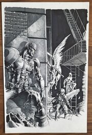 Mike Deodato Jr. - New Avengers - Original Cover