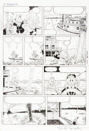 Don Rosa - La Jeunesse de Picsou, chapitre 2: Le Roi du Mississippi - p9 - Planche originale