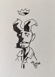 Mike Mignola - Baby Hellboy - Mike Mignola - Illustration originale