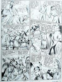 Lina Buffolente - Sergent Peter, épisode inconnu, planche 12 - Parution dans Biribu n°15 (Mon journal) - Planche originale