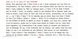 Texte tapé à la machine à l'origine de l'illustration (non fourni)