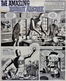 Ted Kearon - Robot Archie - Planche originale