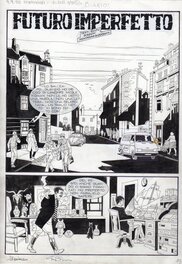 Giuseppe Montanari - Montanari & Grassani, Dylan Dog Maxi#6, Futuro Imperfetto, planche n°1, 2002. - Comic Strip