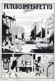 Montanari & Grassani, Dylan Dog Maxi#6, Futuro Imperfetto, planche n°1, 2002.