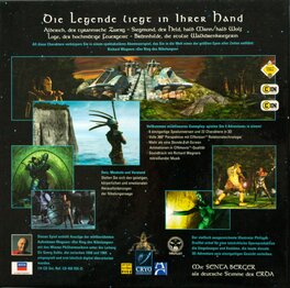 Ring : L'Anneau des Nibelungen - PC Game (German Version) Backcover Ring : L'Anneau des Nibelungen - PC Game (German Version) Backcover