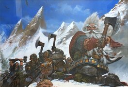Adrian Smith - Warhammer : Grombrindal The White Dwarf - Original Illustration