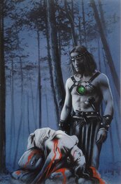 Keleck - Kelek ( Keleck ) Conan Le Justicier , Couverture Originale .   Sprague de Camp  . Titres SF 68 . - Original Cover