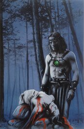 Kelek ( Keleck ) Conan Le Justicier , Couverture Originale .   Sprague de Camp  . Titres SF 68 .