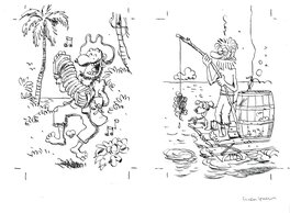 Luc Cromheecke - Luc Cromheecke | Het godvrrgeten eiland - Illustration originale