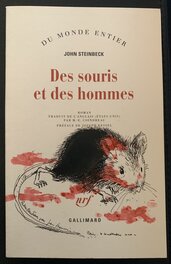 Dédicace sur la couverture du roman dans son édition Gallimard-nrf.