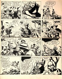 Victor Hubinon - Tiger Joe - La Piste de l'Ivoire - Planche originale 88 - Planche originale