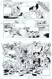 Daan Jippes - Donald Duck The Whisperer / De dierenfluisteraar - Planche originale