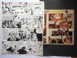 La Planche Originale 36 avec La Page 17 Couleur du Pilote 330 de Février 1966 La Planche Originale 36 avec La Page 17 Couleur du Pilote 330 de Février 1966