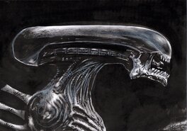 Clint Langley - Alien - Illustration originale