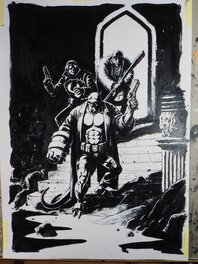 Krzysztof Budziejewski - Hellboy - Illustration originale