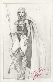 Mark Texeira - Valkyrie - Illustration originale