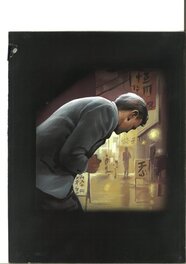 Michel Gourdon - Blessé à Chinatown - Illustration originale