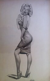 Michel Gourdon - Marilyn Monroe - Planche originale