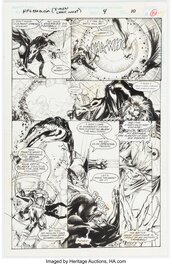 Nfl Pro Action Magazine Uncanny X-Men #4 Unpublished Story Page 10 Original Art (Marvel, 1994)