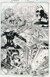 Paul Pelletier - Batman, Green lantern et Robin - Comic Strip