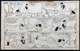 Ernie Bushmiller - Phil Fumble - Planche originale